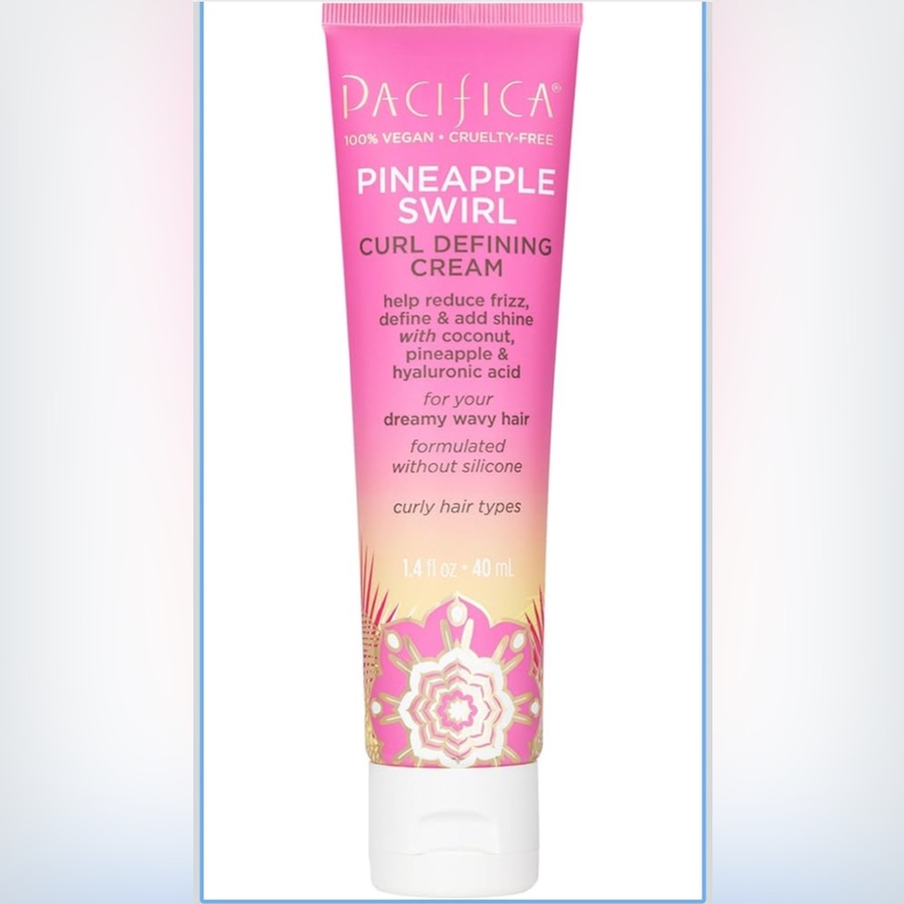 NEW Pacifica Beauty Curl Cream - Pineapple Swirl - 1.4 oz (travel size)